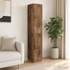 Cabinet Set 2 pcs Reclaimed Wood Wood Based Material