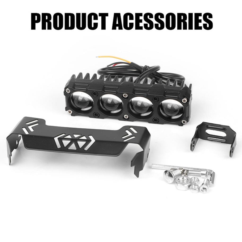 Mini Driving Light Motorycle Led Light Headlight Hi/Lo Beam White+Yellow Spotlight Fog Lamp for Car Trucks SUV UTV 12V 24V