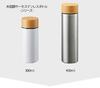 Gowell Mug Stylish Wood Grain Direct Stainless Steel Vacuum Hot Cold Bottle, Cap, Drinking, Thermos, Bottle, Insulated, & Insulated, Large, 450ml,