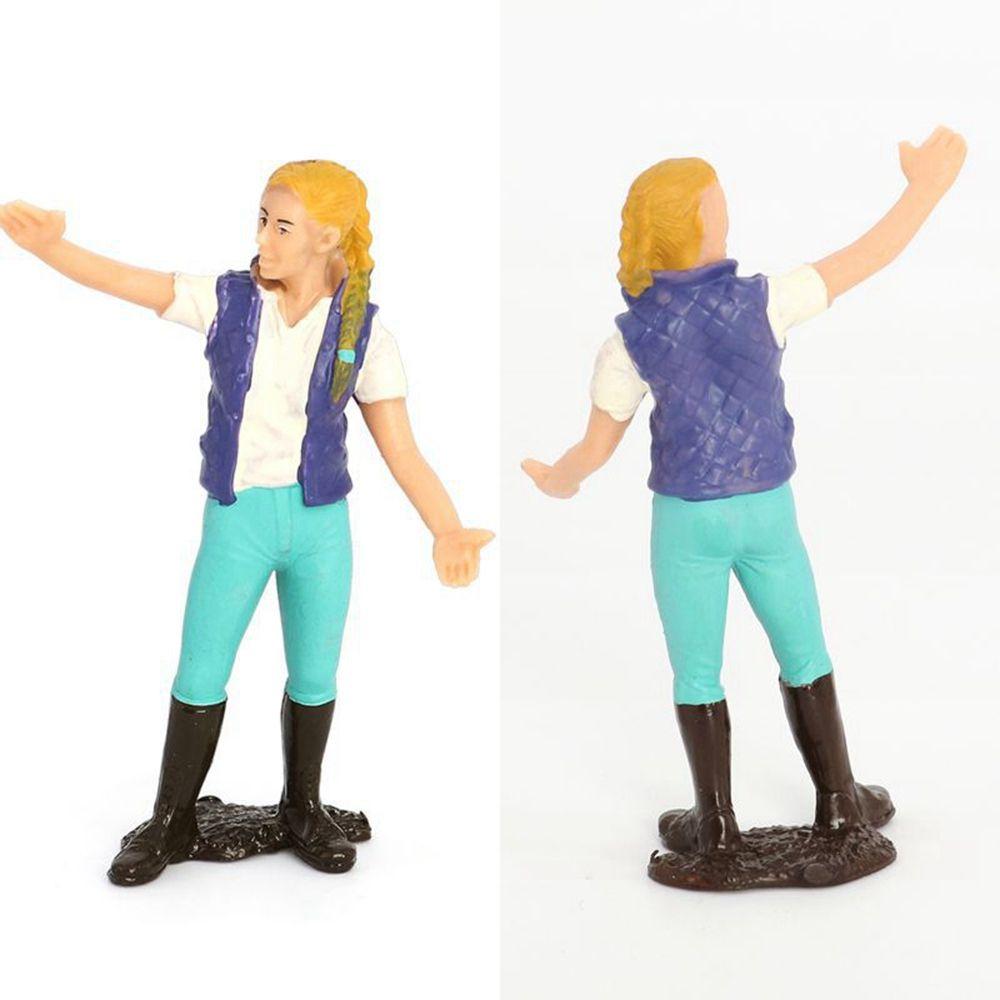 High Quality Collection  Garden Decoration Simulation Farmer Farm Staff People Figurines Model Miniature Figure