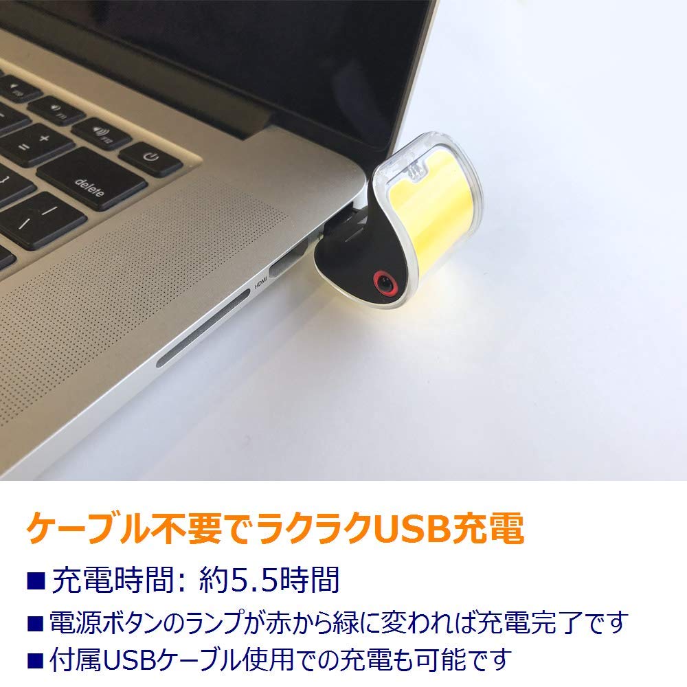 Japanese KNOG Big Cobber Bicycle Front 470 USB Lightweight [Official Product] Light, Lumens, Waterproof, Rechargeable, (Large Size)