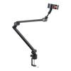 Summina Multi-Function Microphone Stand Microphone Arm Desk Mount 5-Axis Swivel 360° Rotation Load Capacity 1.5kg Non-Slip Clamp Black