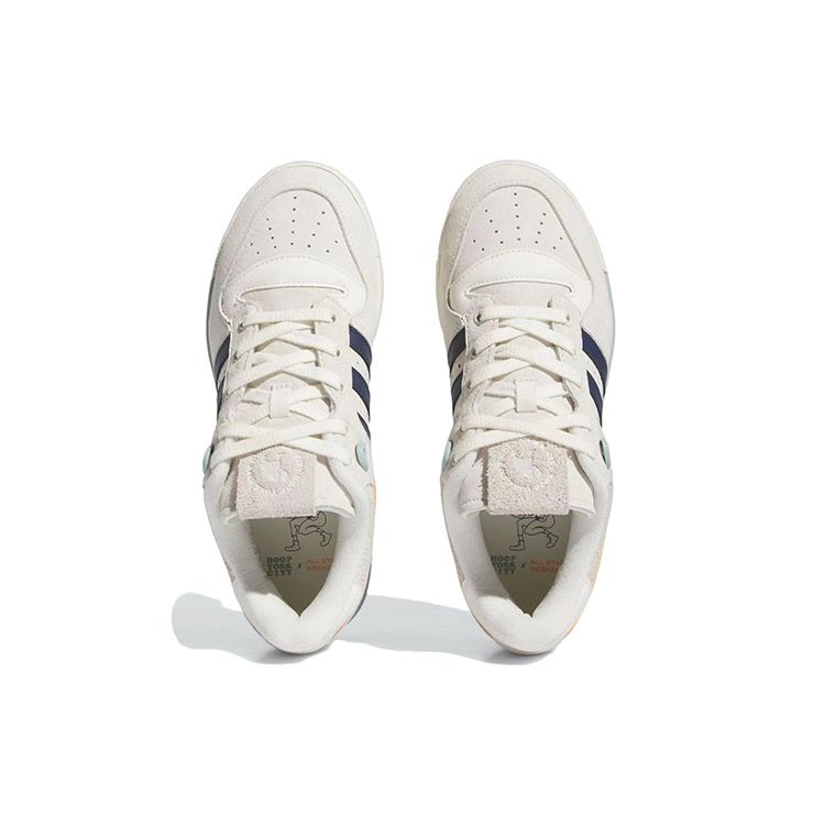 Adidas Originals Hoop York City X  Rivalry 86 Versatile Low-Top Sneakers Unisex Sneakers White IG3435