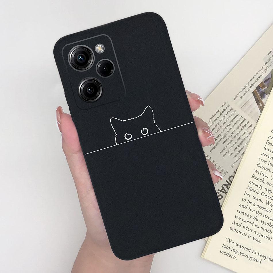 Silicone Case For Xiaomi Poco X5 Pro Pilot Bear Back Cover For POCOX5 X5Pro 5G Poco X 5 Pro Soft Matte Protective Phone Cases