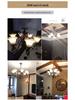 Retro Wrought Iron Pendant Light for Living Room, Villa, or Staircase