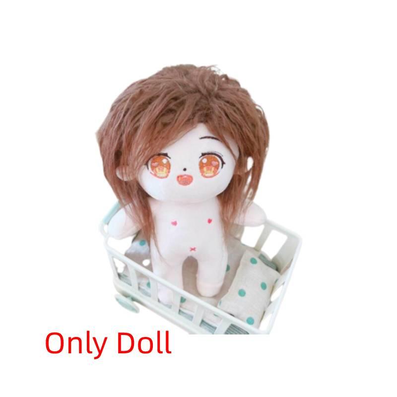 Cute 20cm Plush Cotton Doll With Long And Wavy Hair Toy14738