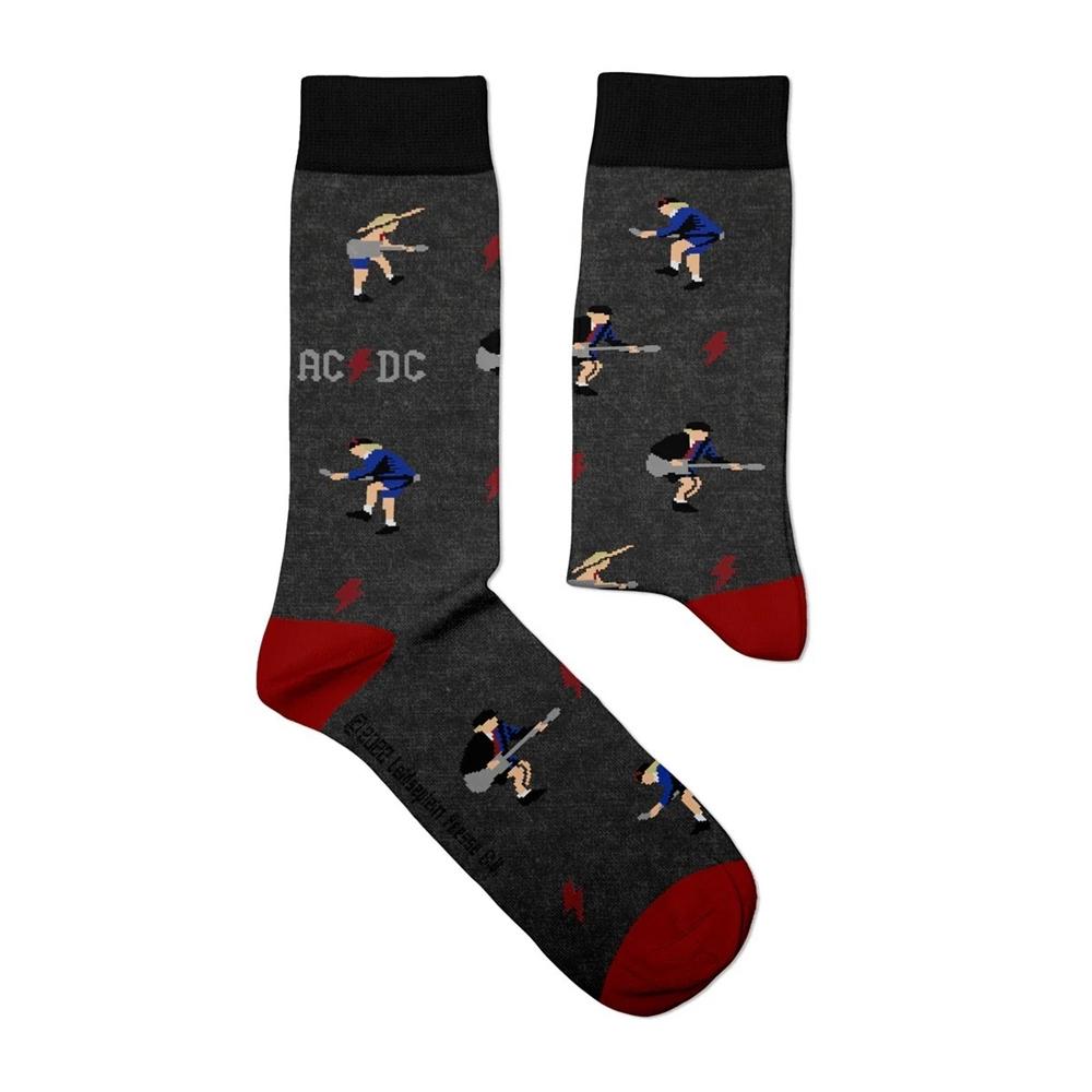 AC/DC Unisex Adult Angus Young Socks