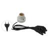 Reptile Ceramic Heat Lamp Holder Professional E27 Socket Reptile Heat Light Fixture Holder for Lizard Turtle Tortoise EU Plug 250V