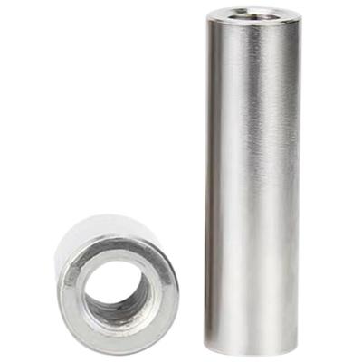 304 Stainless Steel Double-Head Cylindrical Pin, Internal Thread with End Holes, Support/Guide Column Rod M5-M20