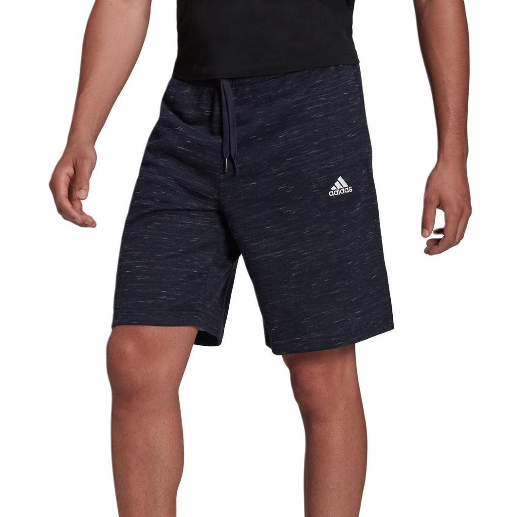 adidas Pantaloncini Essentials Mélange con Logo Stampato Sport all'Aria Aperta Vita Elastica Vita Media Pantaloncini Casual Uomo Pantaloncini Blu Inchiostro Leggendario HE1799