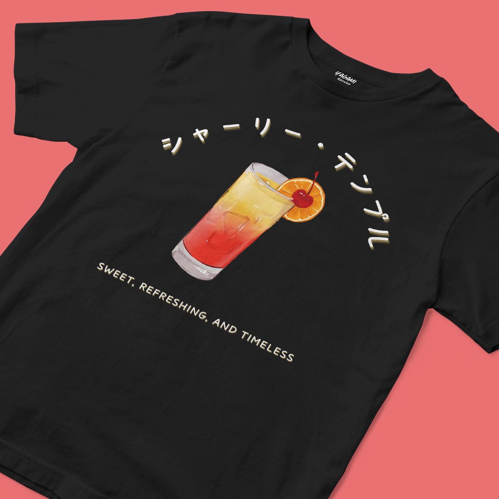 Shirley Temple Shirt | Japanese Mocktail Graphic Tee XL