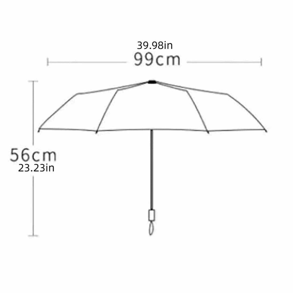 Hand-Painted Design Transparent Umbrella Stained Glass Print Automatic Umbrella Rain Protection