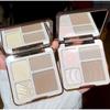 4 Colors Long-Lasting Matte Highlighter Bronzers Palette Face Shading Grooming Powder Makeup 3D Face Contouring Bronzer Cosmetic