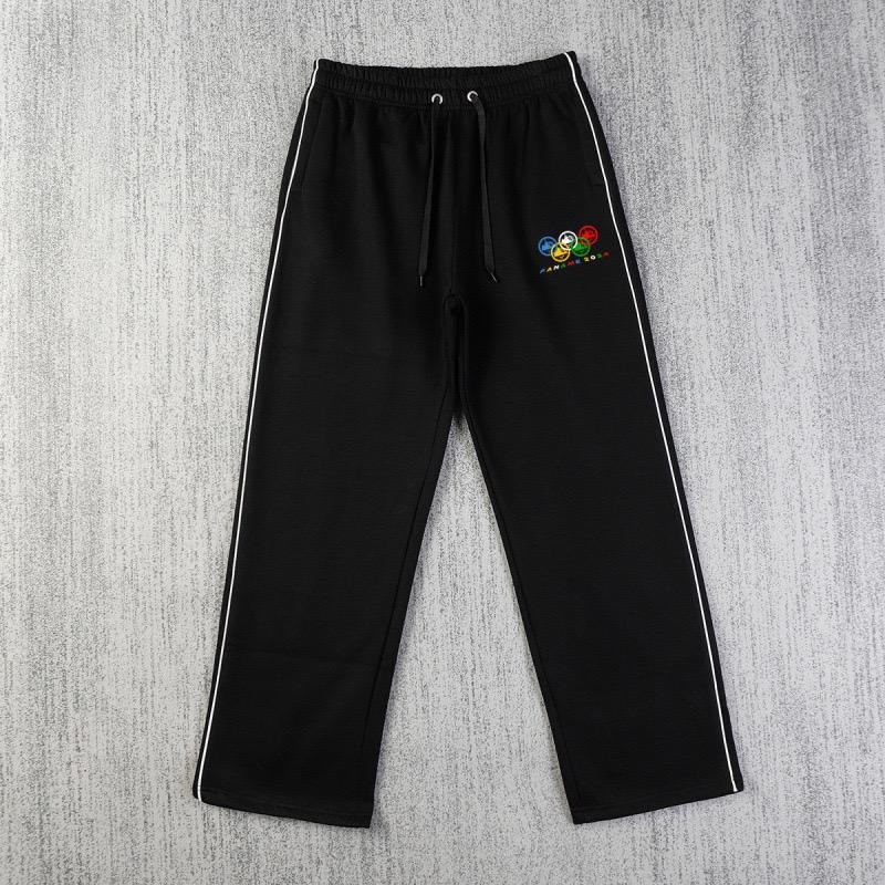 BeatStreet American Sweatpants Cotton Stripe Design Multi-color Drawstring Pants for Men and Women To Wear Hip-hop Street Casual Models.