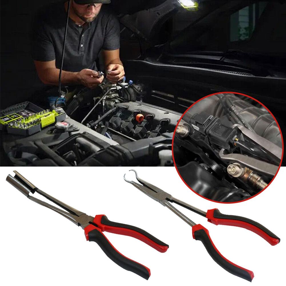 Spark Plug Wire Removal Pliers Carbon Steel Convenient Portable Repair Hand Tool Cable Labor Tools Removal Cylinder Tool Sa Q6T4