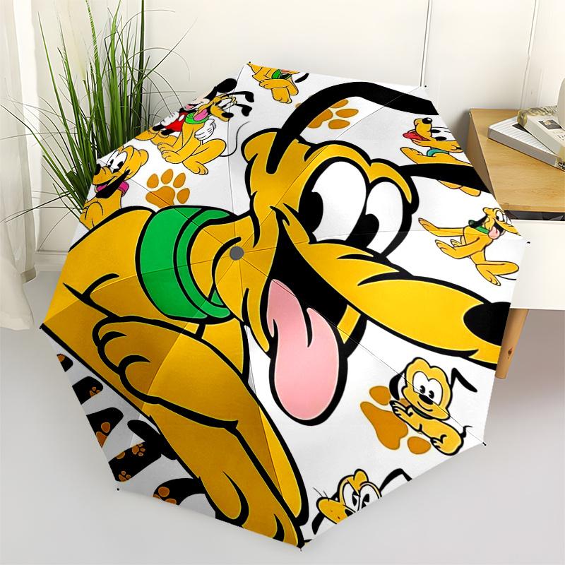 

Mickey and friends Themed Travel Umbrella-8 Ribs Automatic Opening and Closing, Portable Folding Design, Compact and Stylish Umbrella Suitab