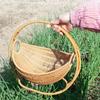 Imitation Vine Weaving Woven Storage Basket With Handle Multipurpose Storage Basket  Home Kitchen