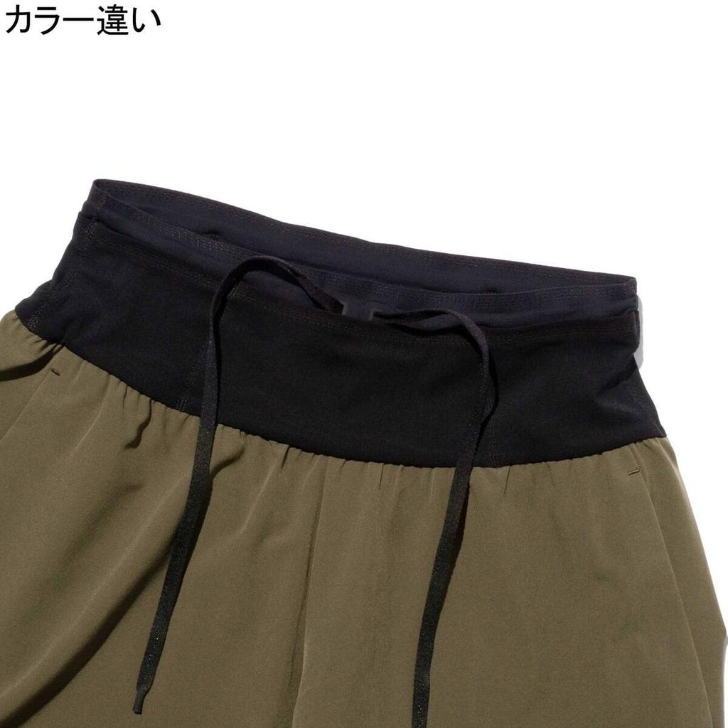 North Enduris Racing Shorts Water Repellent Stretch Lightweight Running Black S [The Face] Men's