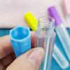 Contenitore per Aghi da Cucito in Plastica, Flacone per Spille, Contenitore per Perline e Bottoni, Tubo Trasparente per Conservazione Aghi da Cucito (4 Pezzi)