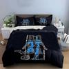 The Legend Football Design Bedding Duvet Cover Set Duvet Cover Pillowcases  (1*Duvet Cover 2*Pillowcases, Without Duvet Insert)