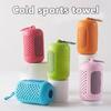 Portable Mini Towel Silicone Kit Outdoor Cooling Ice Towel Quick Dry Towel Fitness