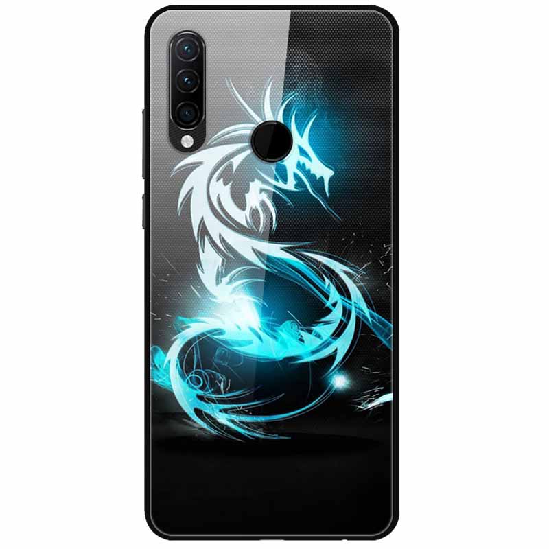 For Huawei P30 Pro Lite Case Cool Tempered Glass Luxury Coque Covers for Huawei P20 Lite P 20 P20Pro P30Pro P 30 Hard Back