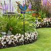 Dragonfly Garden Stake Fairy Accessories Holiday with Luminous Wing Outdoor Decoration Metal