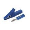 Alligator Clip Banana Plug Test Probes Insulated Electric Clips 4mm Banana Plug Cable Clips for Electrical Testing