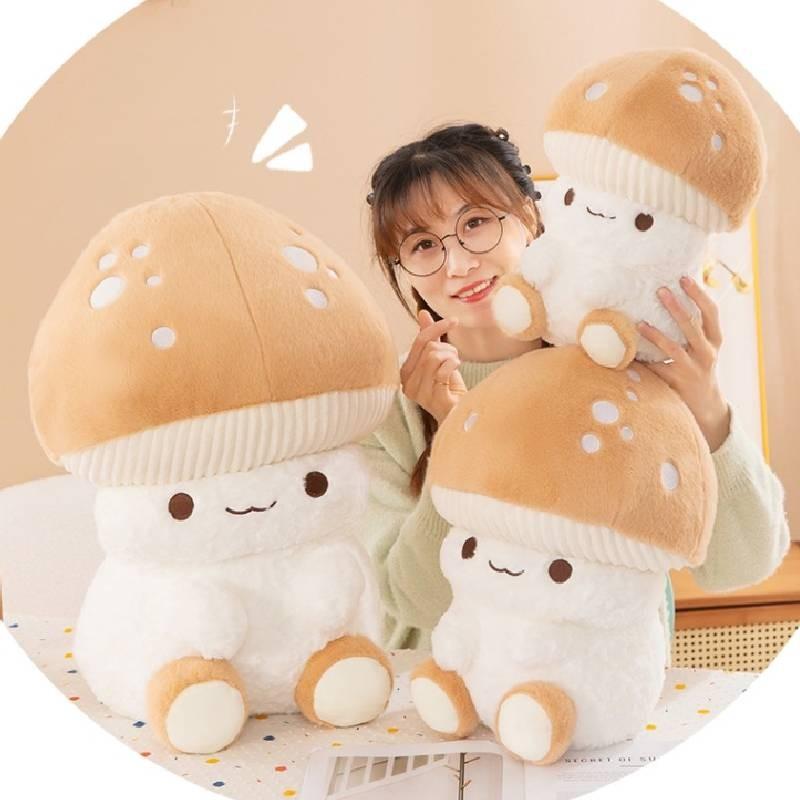 Mushroom Man Plush Toy Cartoon Stuffed Doll Room Sofa Decoration Gifts Kids