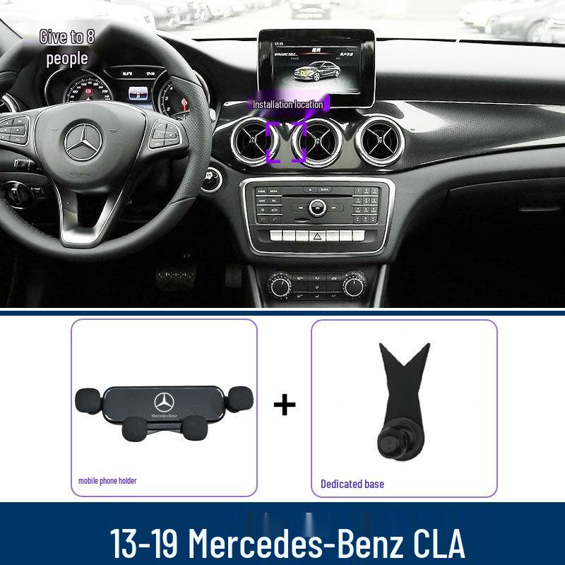 13-23 Mercedes-Benz CLA Phone Holder and Navigation Mount for Air Vent