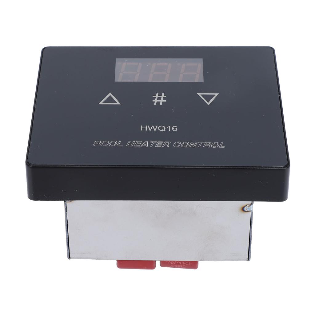 Electric Pool Thermostat Panel Touchscreen Digital Display Swimming Pool Heater Control Panel for Spa Bath Hot Tub 220V