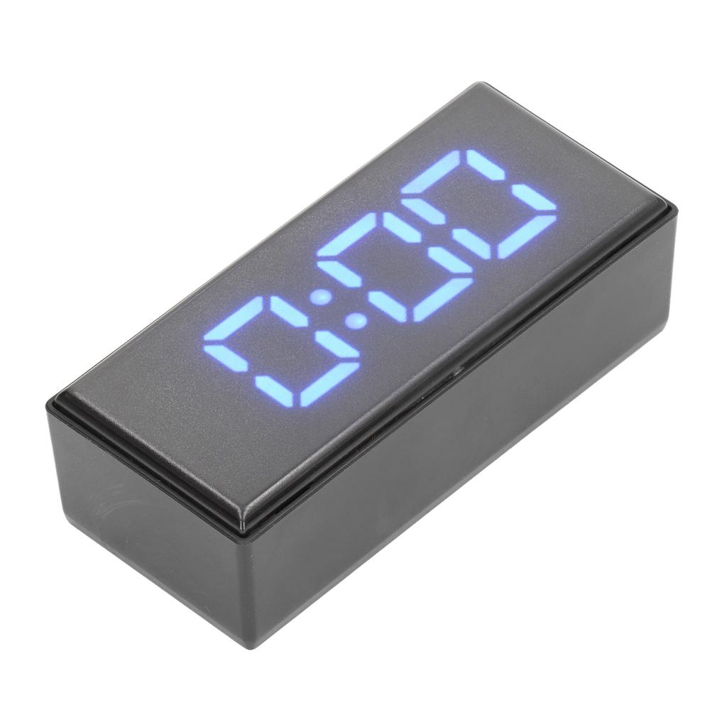 Digital Clock Energy Saving Backlight LED Mirror Digital Display Electronic Alarm Clock for Dormitory Home Bedroom Blue