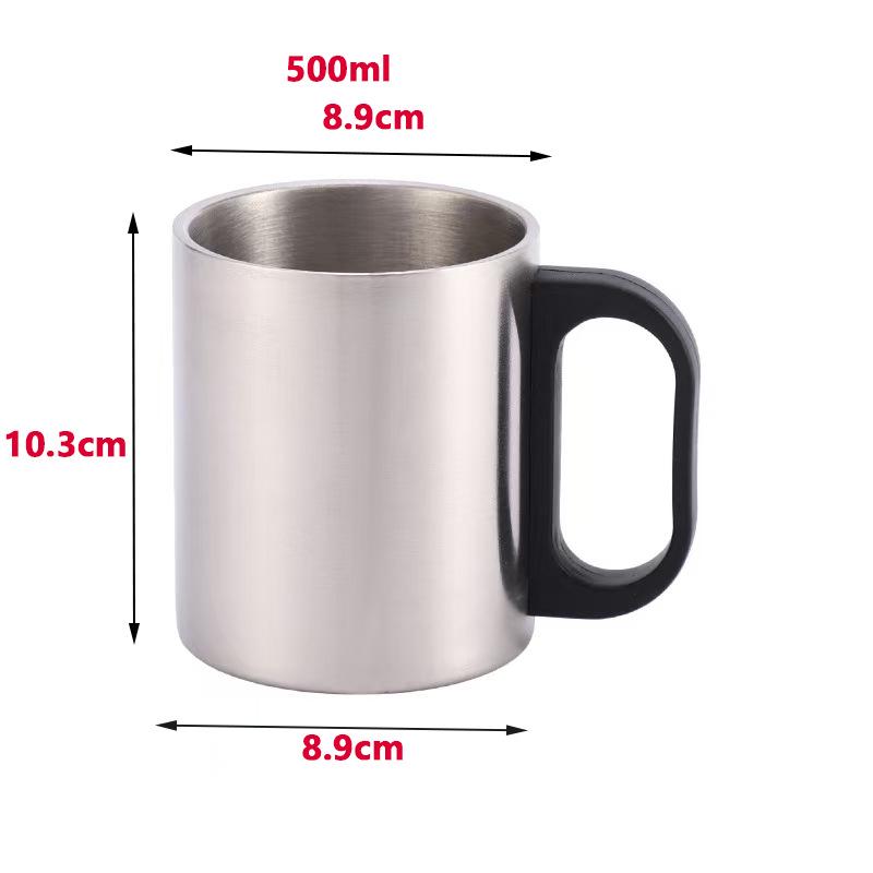 Stainless Steel Double-layer Camping & Sports Water Mug