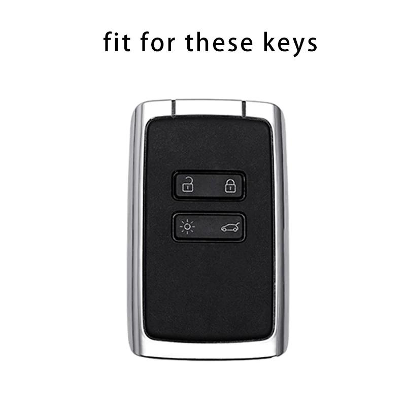 Tpu Shell Fob For Renault Koleos Kadjar Clio Megane Captur Espace Kangoo Sandero Talisman Car Smart Key Case Cover Accessories