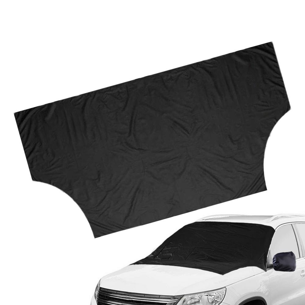 Snow Cover For Car Weatherproof 600D Oxford Magnetic Car Windshield Snow Cover All-Season Frost Guard Windshield Cover For Cars