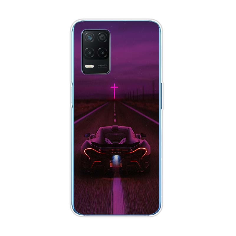 

Спортивный автомобиль для Realme 8 8i V3 V5 GT Neo Flash Edition Explorer Master Neo2 Narzo 30 50i 50A C21Y чехол для телефона Realme GT Master