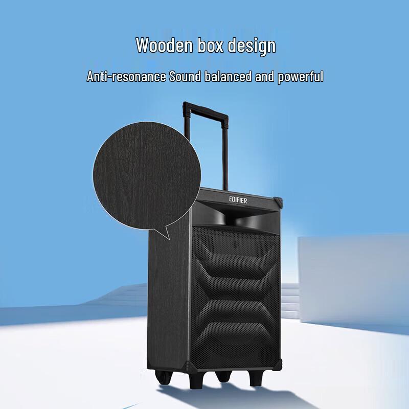 EDIFIER PW312S Dual-Mic 12-Inch Outdoor Karaoke Speaker CN plug (adapter included)