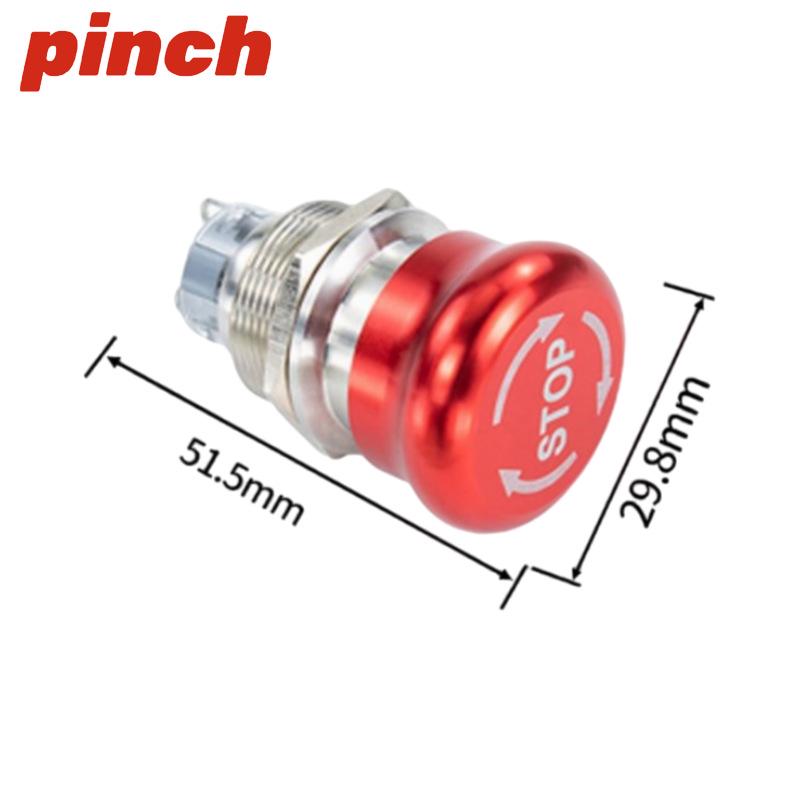 Stainless Steel Dustproof Metal Mushroom Emergency Stop Button (16/19/22/25/30mm)