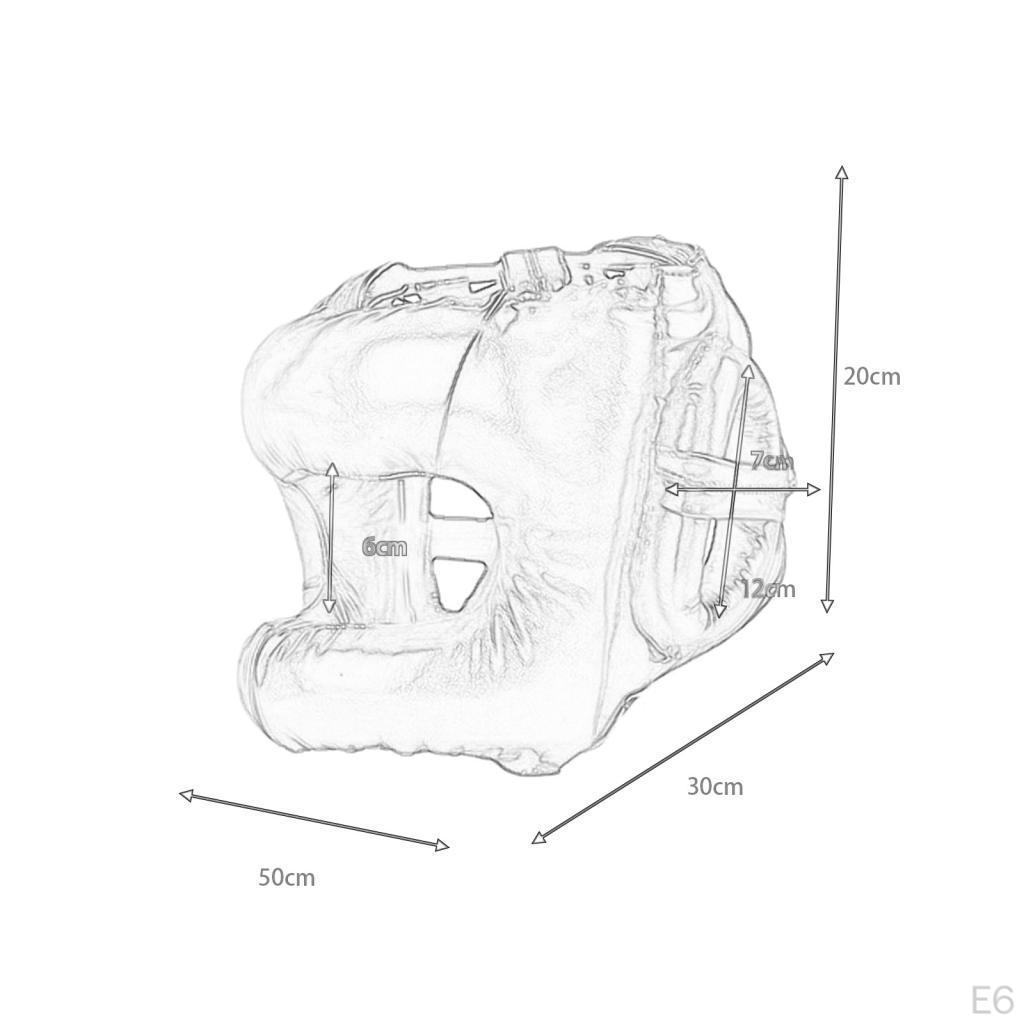 Boxing Headgear Face Shield Kickboxing Head Gear Muay Thai for Sparring