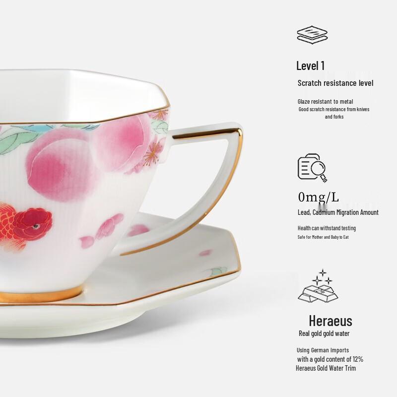 Jingdezhen High White Porcelain 10-inch Dessert Plate