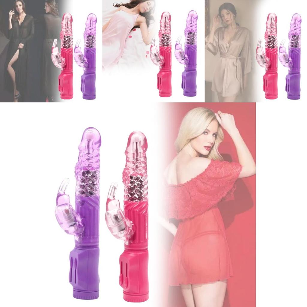 Vibrant Purple And Pink Electric Vibrator The Yutu Lover For Ultimate Pleasure And Stimulation