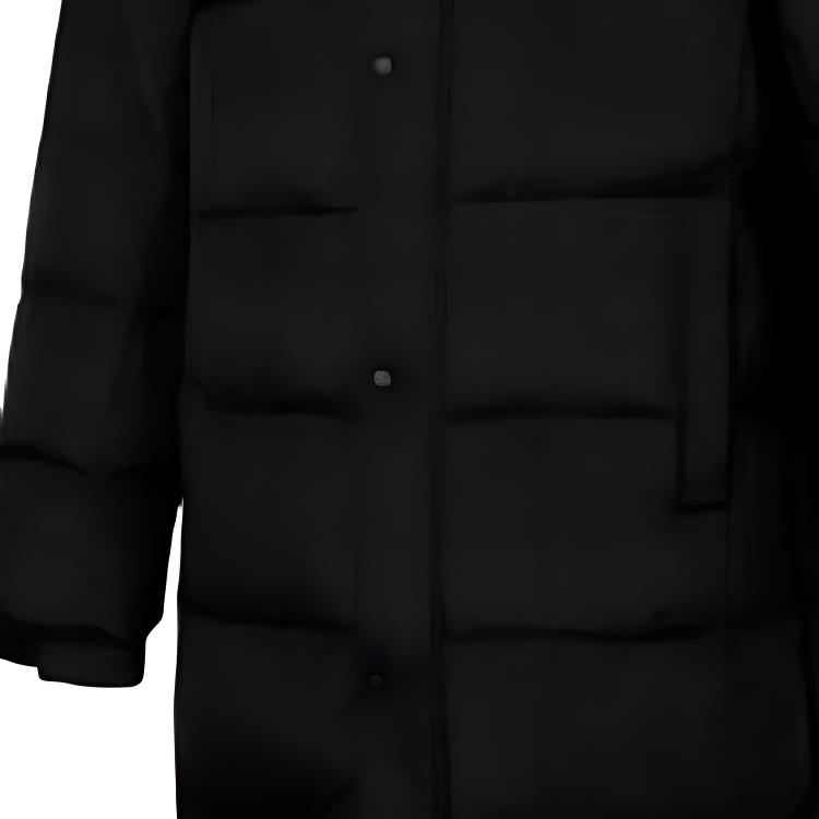 Puma Logo Print Solid Color Hooded Down Jacket Men Outerwear Black 932708-01