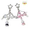 Kawaii Anime Miffy Keychain Little Rabbit Cute Cartoon Artistic Retro Keychain BagHot Girl Style Punk Style Girl Gifts