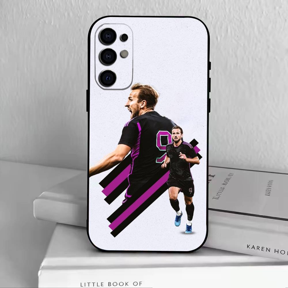 H-Harry K-Kane Phone Case Black Silicone Soft For Samsung S25,S24,S21,S22,S23,S30,Ultra,S20,Plus,Fe,Lite