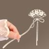 Fork Retro Temperament Hairpin Ancient Fan Fringe Hairpin Hanfu Step Shake Antique Style Hair Stick