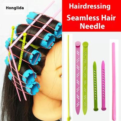 10 Stück Dauerwellennadeln Dauerwellen-Spurlose Abstandshalter Hitzebeständige Kunststoffstifte Dauerwellenklammern Friseurwerkzeuge Styling-Zubehör