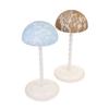 1 stk. Paryk Blonder Stand Bærbar Paryk Holder Stande Skridsikre Paryk Hovedholdere Robust Plastik Paryk Hoved Stand