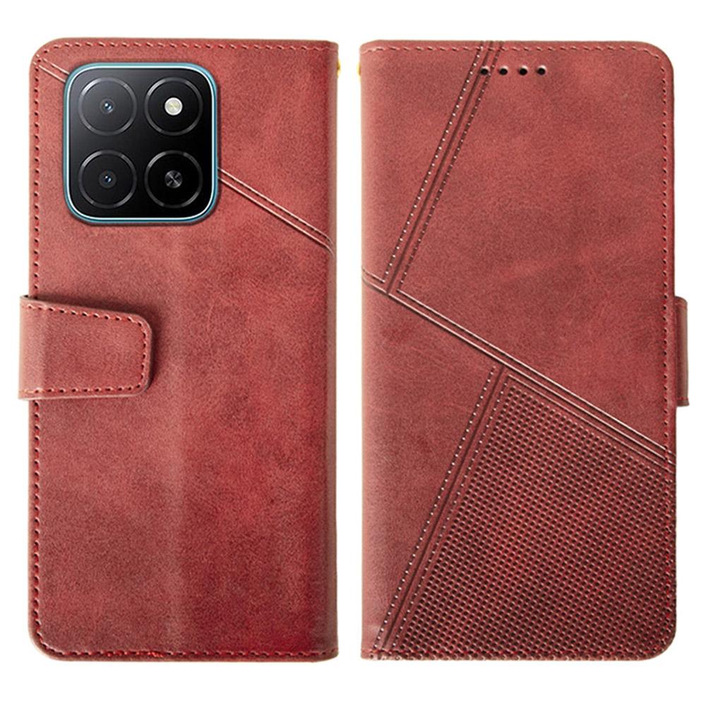 IDEWEI For Honor X5b Case Leather Wallet Phone Cover Stand Calf Texture
