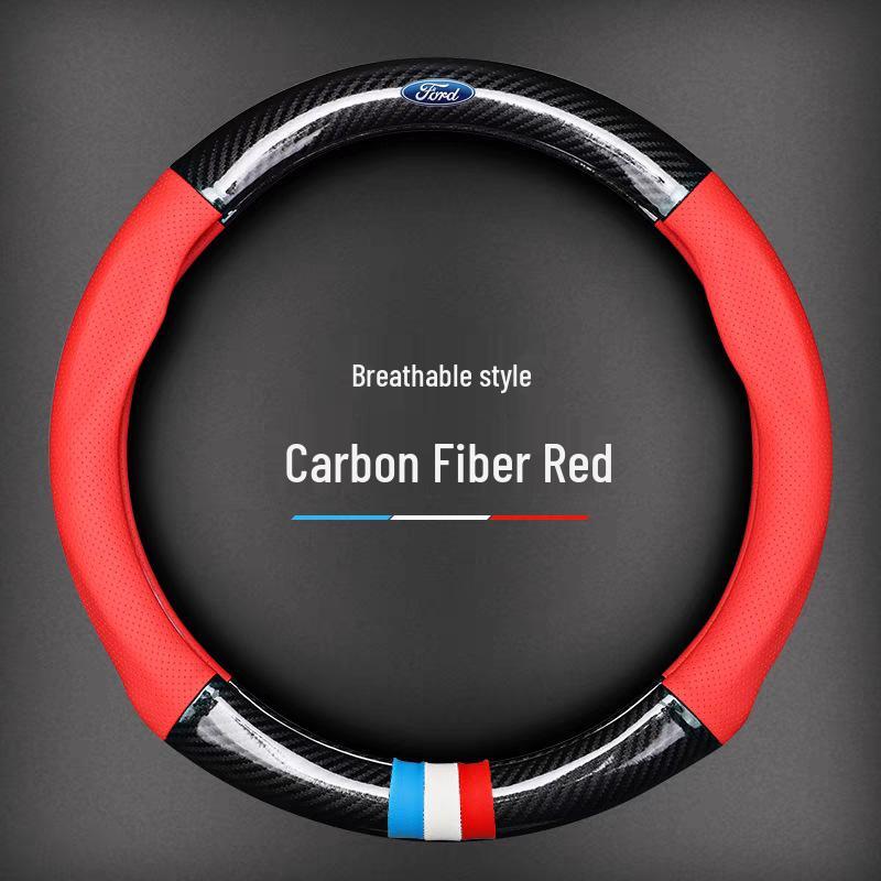 Steering Wheel Cover for Ford: Focus, Mondeo, Escort, Edge, Fiesta, EcoSport, Mustang