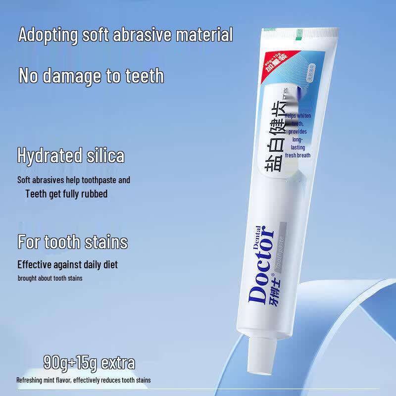 Dr. Tooth Salt White Healthy Teeth Toothpaste Twin Pack